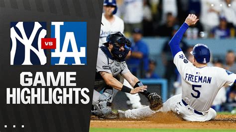 Dodgers vs. Yankees Game 3 Highlights .